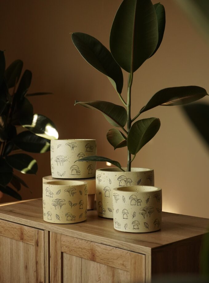 Горщик "Лісові гриби"